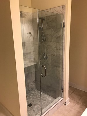 Pivot shower door — Myrtle Beach